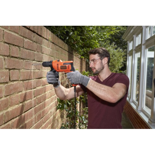 Дрель сетевая ударная 500 Вт; BLACK+DECKER BEH200