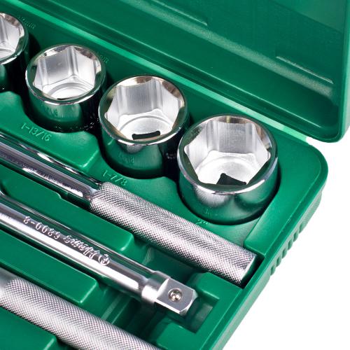 HANS. Набор торцевых головок 3/4"DR 19-50мм, 21 предм. (6621MB) (6621МВ)