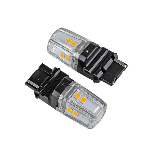 Лампа PULSO/габаритная/LED 3156/W2.5x16q/12SMD-2835/1контакт/9-36v/400lm/AMBER (LP-64156A)
