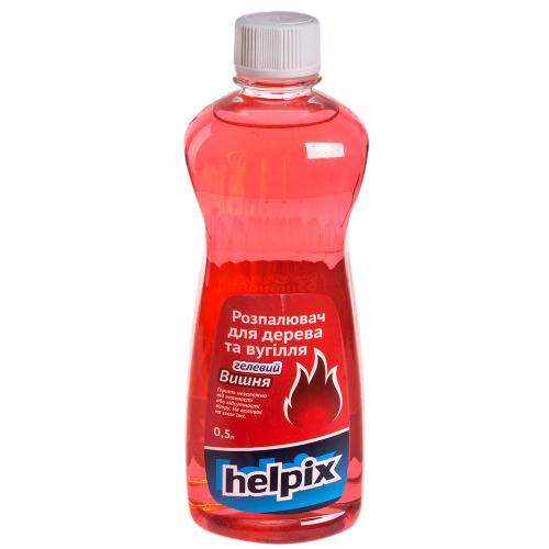Розжиг для дерева и угля HELPIX 1000 мл (гелевый) ВИШНЯ (0087)