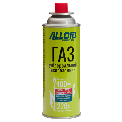 Газовый баллон (картридж) Alloid 220 г