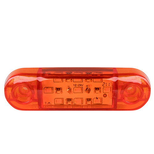 Повторювач габариту (палець широкий) 9 LED 12/24V жовтий (TH-92-yellow)