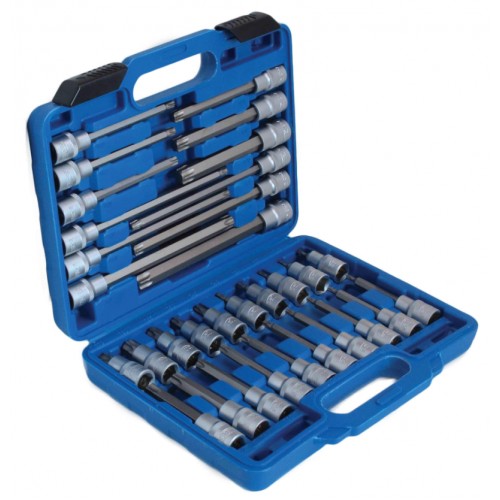 Набір екстрадовгих ключів TORX з насадками 1/2"-32ед. SATRA S-ST3212
