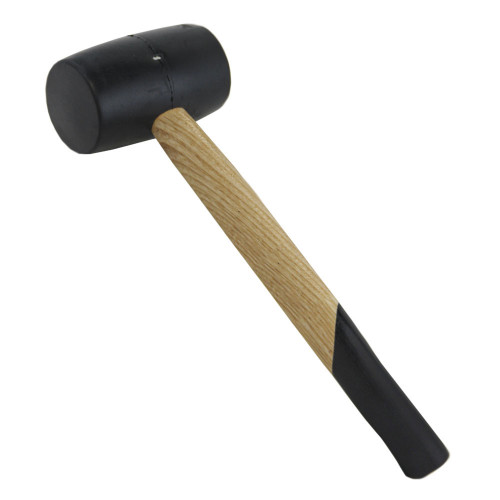 Киянка резиновая черная 450 г деревянная рукоятка SIGMA (4317721)