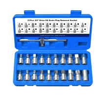 Набор головок для сливных пробок 21 предмет REWOLT T1586