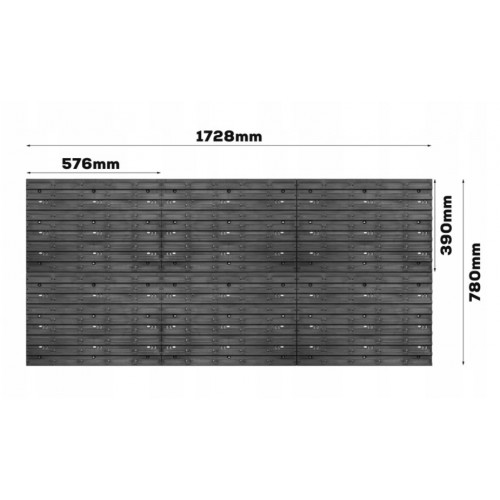 Панель Kistenberg 174,0* 78,0 см + 198 контейнеров