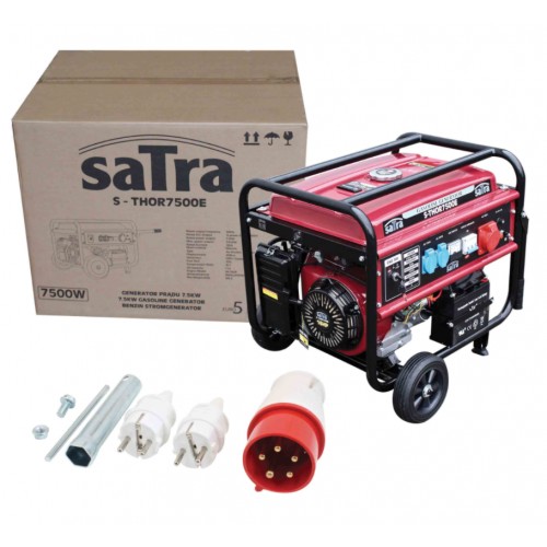 Генератор бензиновый 7.5 кВт SATRA S-THOR7500E