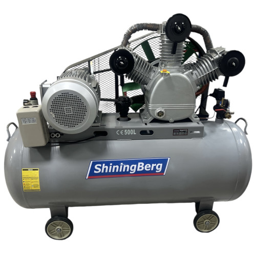Ременной компрессор ShiningBerg STS500/2000, 500 л, 2000 л/мин, 10 бар, 15 кВт, 380 В 