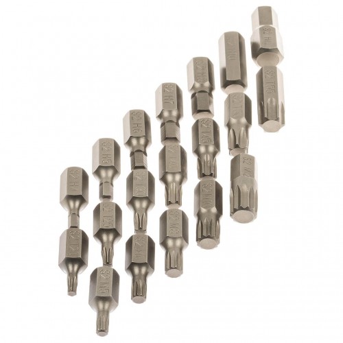 Набор бит HEX, TORX, SPLINE 40 единиц D-10мм (сталь S2) SATRA S-40BS2