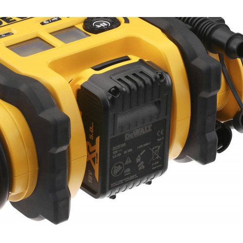 Компресор повітряний акумуляторний 18 В XR / 12 В 14.2 л/хв; DeWALT DCC018N