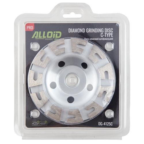 Диск алмазный шлифовальный Alloid Pro C-Type 125мм