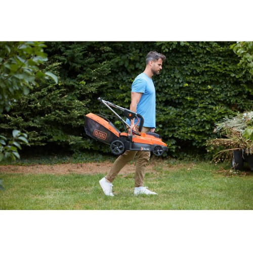Газонокосилка аккумуляторная 32 см 3 800 об/мин BLACK+DECKER BCMW33184L2
