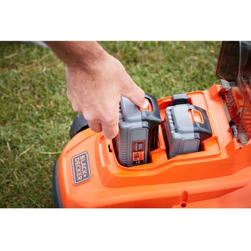 Газонокосилка аккумуляторная 32 см 3 800 об/мин BLACK+DECKER BCMW33184L2