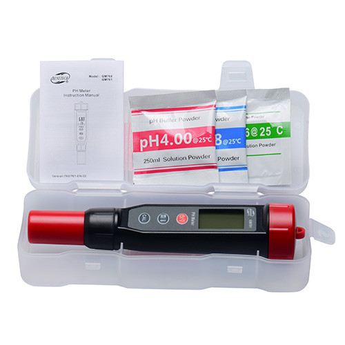 Измеритель кислотности и температуры (pH-метр), 0-14 pH BENETECH GM761