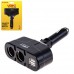 Разветвитель прикуривателя VOIN 2 выхода + 2USB 1500mA/предохр/изм.угол (WF-0668/003) (WF-0668/003)