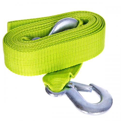 Трос буксирувальний стрічковий ST206 / TP-206-3-1 К (FL), 3 т, 40 мм х 4 м, з люмінесцентним гаком