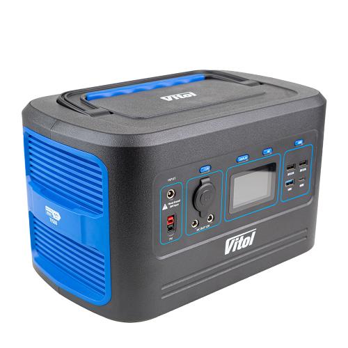 Портативный источник питания Vitol TV500, 220В/500Вт/LiFePo4 614Вт/ч, чистый синус (TV500)