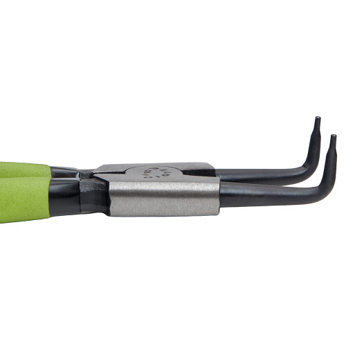 Щипцы (сегера) для стопорных колец разжимные изогнутые 225 мм SK-6045D Alloid