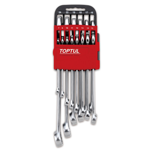 Набор ключей комбинированных 7-24мм 14ед. на холдере TOPTUL GSAB1402