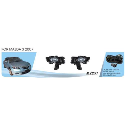 Фары доп.модель Mazda 3 2007-09/MZ-257/H11-12V55W/эл.проводка (MZ-257)