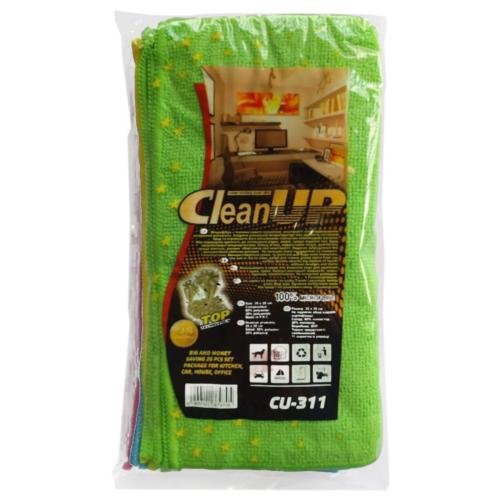 Салфетка микрофибра CleanUP CU-311 универс. 25х25см 11шт (CU-311)