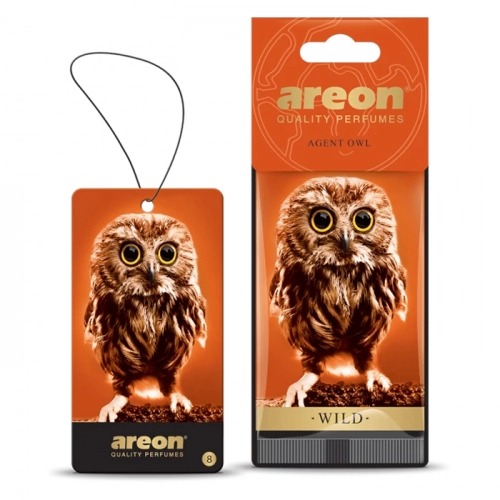 Освежитель воздуха AREON сухой листик Wild Agent Owl (AW08)