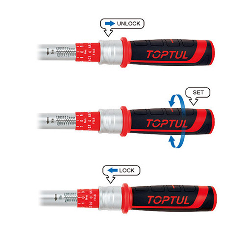 Ключ динамометрический 1"x1095мм 200-1000Nm TOPTUL ANBV32A0