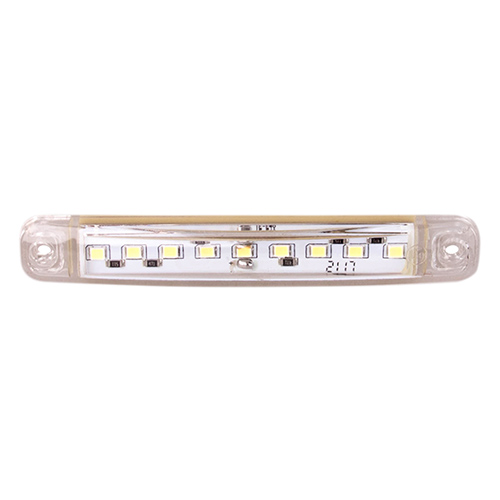 Повторитель габарита (палец) 9 LED 12/24V белый 15*100*10мм (TH-91-white)
