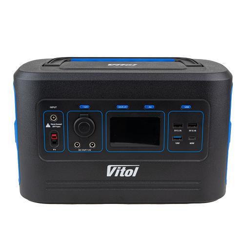 Портативный источник питания Vitol TV500, 220В/500Вт/LiFePo4 614Вт/ч, чистый синус (TV500)