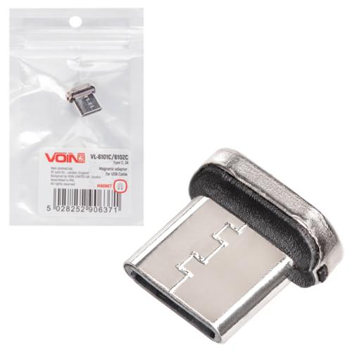 Адаптер для магнітного кабелю VOIN 6101C/6102C, Type C, 3А (VP-6101C/6102C)