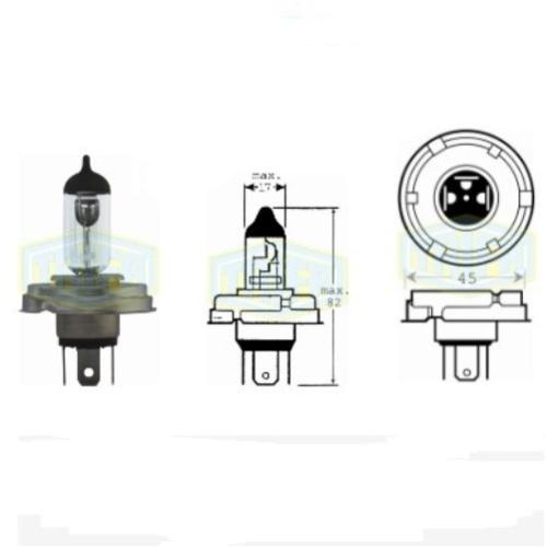 Лампа автомобільна Галогенна лампа для фари Trifa R2 12V 45/40W P 45t (01620)