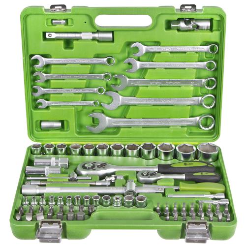 Универсальный набор инструмента 1/4" & 1/2", 82 предмета. Alloid (НГ-4082П)