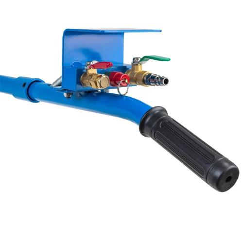 Домкрат подкатной пневматический 3,5 т (6-12 бар, 135-420 мм, 3 подушки, Ø270 мм) F-YHQD-3WT-270A (New)