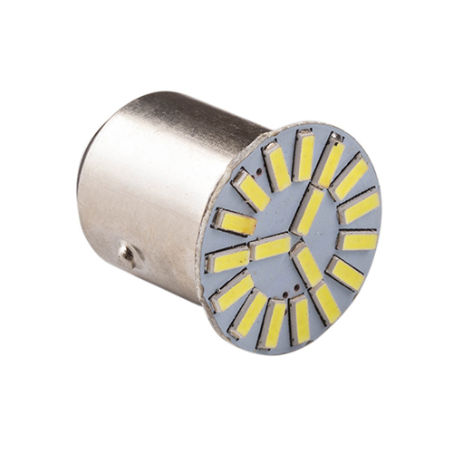 Лампа PULSO/габаритная/LED 1157/S25/BAY15d/P21/5W/18SMD-4014/12v/1.2w/114lm White (LP-191257)