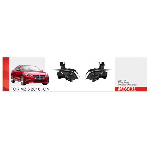Фары доп.модель Mazda 6 2016-/MZ-663L/LED-10W/эл.проводка (MZ-663-LED)