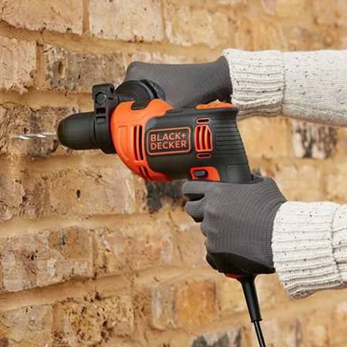 Дрель сетевая ударная 650 Вт; BLACK+DECKER BEH550K