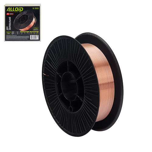 Проволока сварочная омеднённая Alloid Pro Св08Г2С 0,8 мм, 3,8 кг W-3808