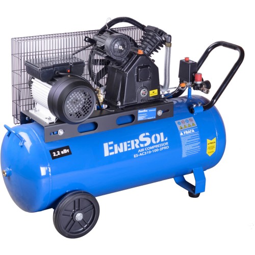 Компресор повітряний ресивер 100 л; 310 л/хв; 230 В EnerSol ES-AC310-100-2PRO