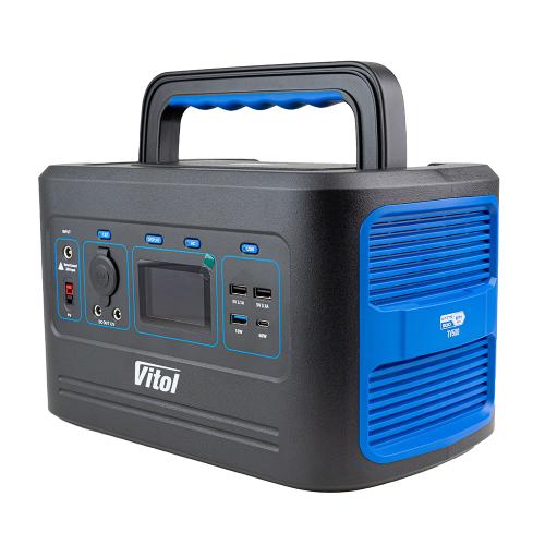 Портативный источник питания Vitol TV500, 220В/500Вт/LiFePo4 614Вт/ч, чистый синус (TV500)