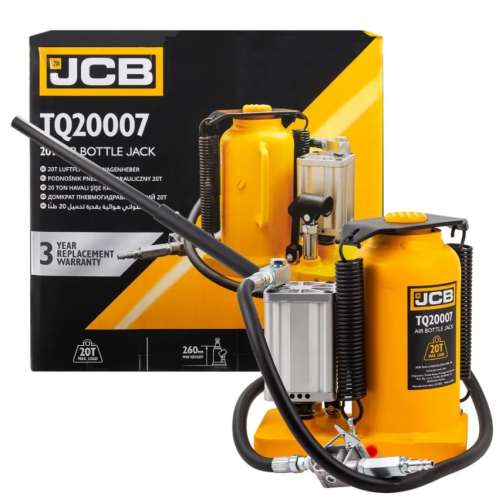 Домкрат пневматично-гідравлічний пляшкового типу 20т JCB Tools JCB-TQ20007