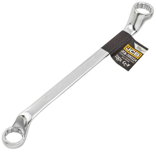 Накидной ключ отогнутый на 75 градусов 22х24 мм JCB Tools JCB-7592224