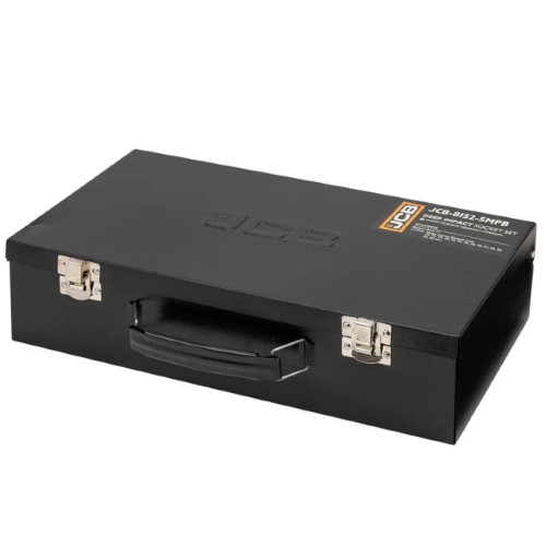 Набор ударных глубоких головок 1" (6-гранных), 14 шт., в металлическом кейсе JCB Tools JCB-8152-5MPB