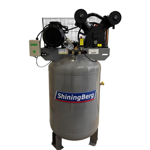 Поршневой компрессор ShiningBerg 300 л, 380 В, 4 кВт, 630 л/мин V-0,67/25082025
