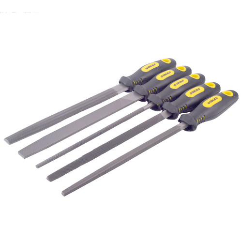 Набор напильников 5 шт 200 мм №2 двухкомпонентная рукоятка SIGMA 4408621