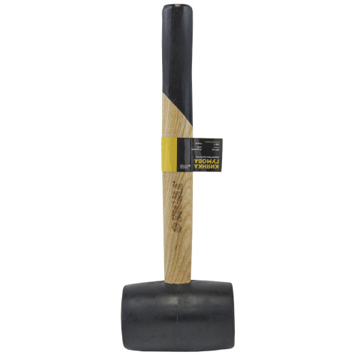 Киянка резиновая черная 450 г деревянная рукоятка SIGMA (4317721)