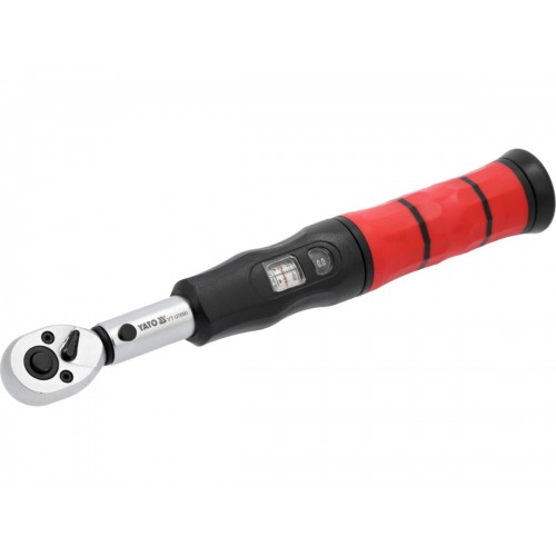 Ключ динамометричний YATO : квадрат 1/4", F= 2- 26 Нм, L= 250 мм YT-07690