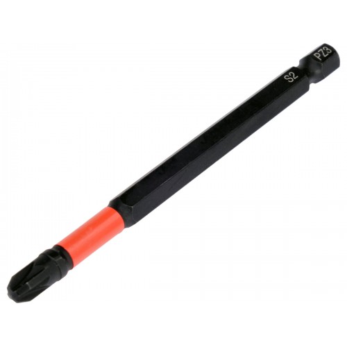 Бита ударная YATO PZ3 × 100 мм, шестигранный хвостовик 1/4" YT-78065