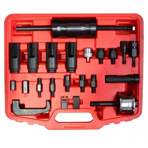 Съемник фopcунoк с обратным молотком MERCEDES BMW CDI COMMON RAIL 22ед. ShiningBerg 101364B