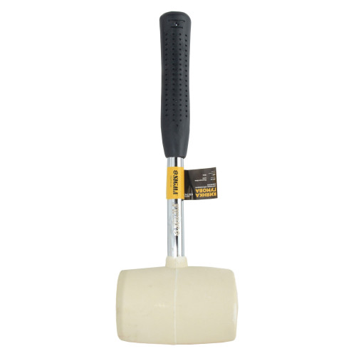 Киянка резиновая белая 680 г металлическая обрезиненная рукоятка SIGMA (4317431)