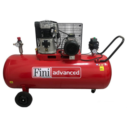 Ременной компрессор Fini MK113-200L-4, 200 л, 480 л/мин, 10 бар, 3 кВт, 380 В